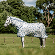 Horseware Ireland Amigo Integrated Fly Sheet #colour_dragonfly-print-silver-blue-sage
