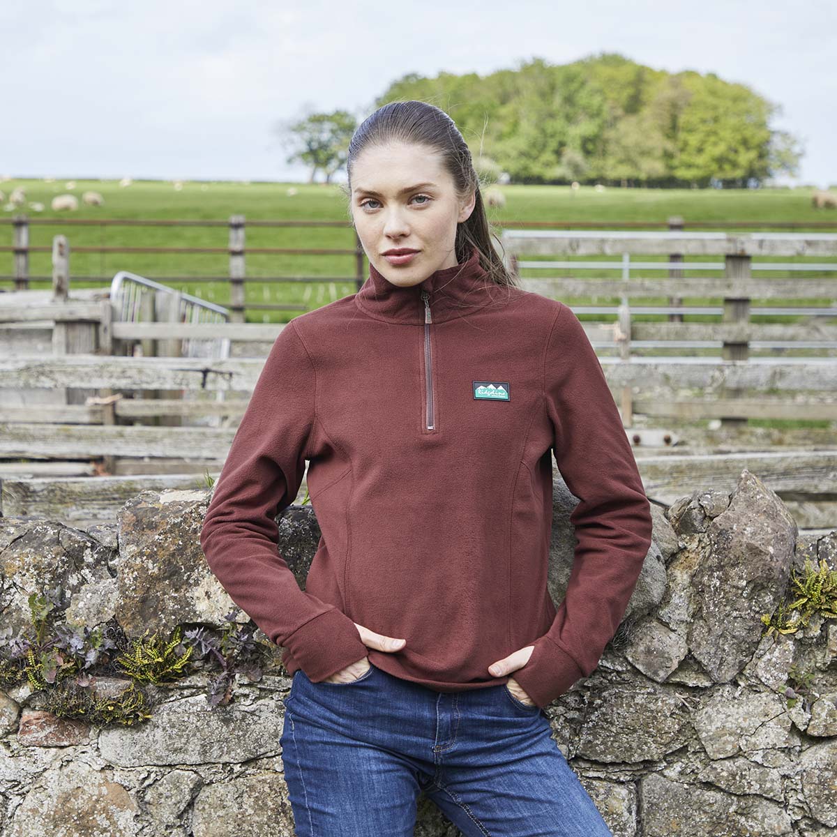 Women's Narvik Fleece - Oxblood