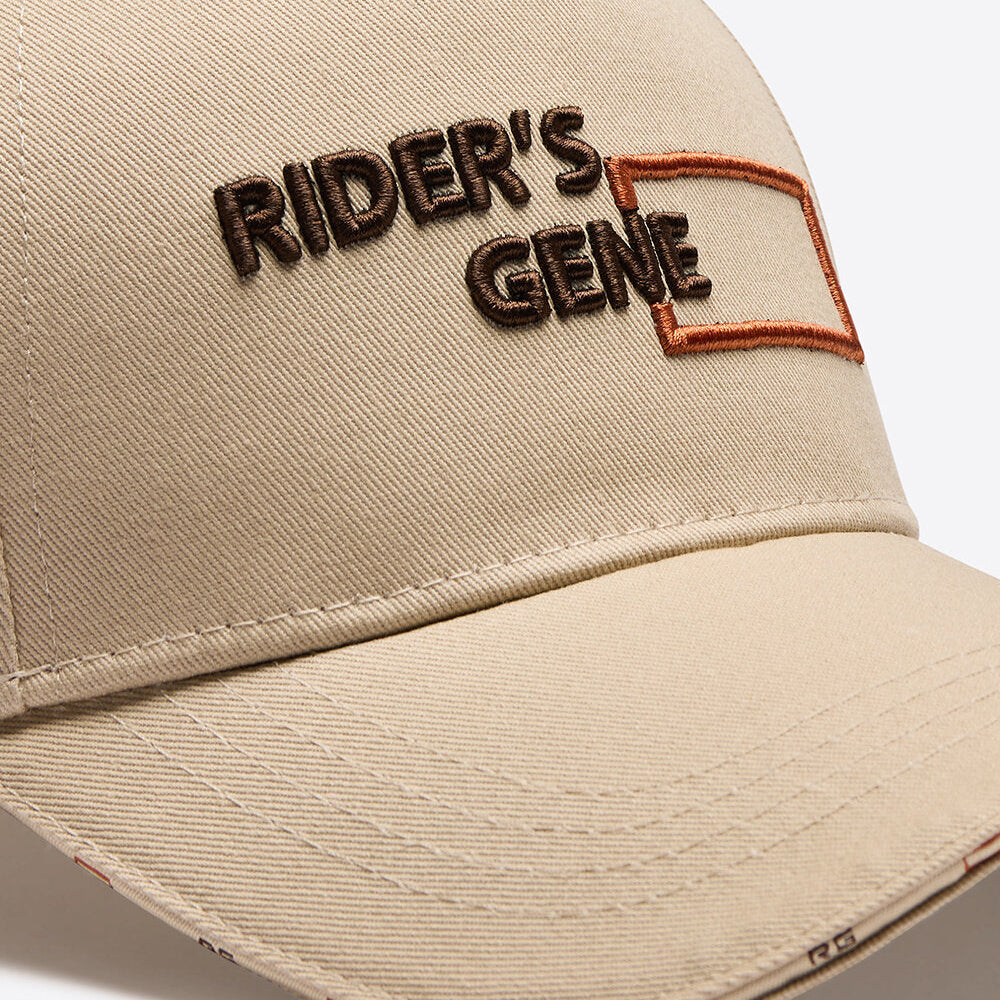 Rider's Gene Print Baseball Cap #colour_sandshell