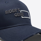 Rider's Gene Print Baseball Cap #colour_navy