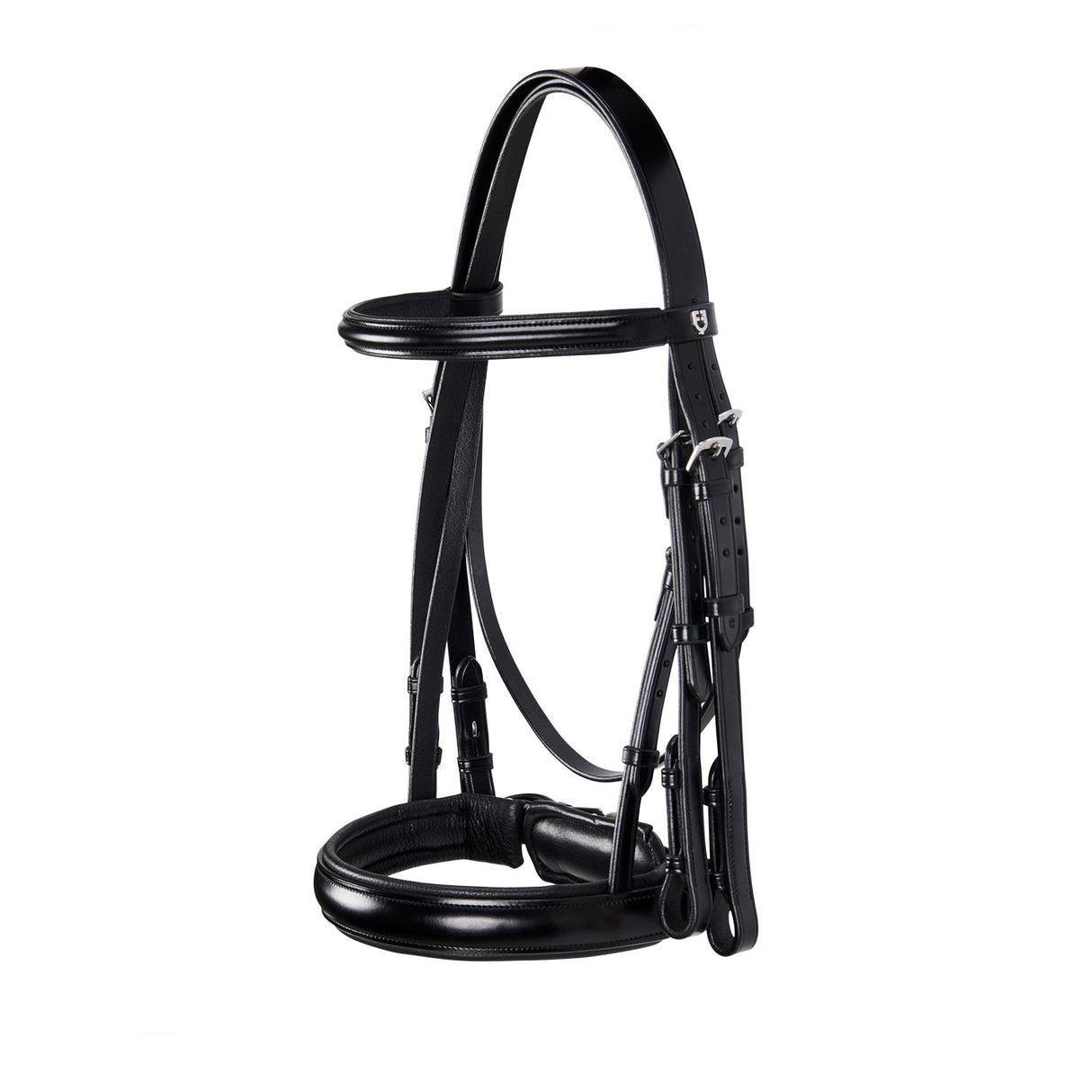 Leather dressage bridle