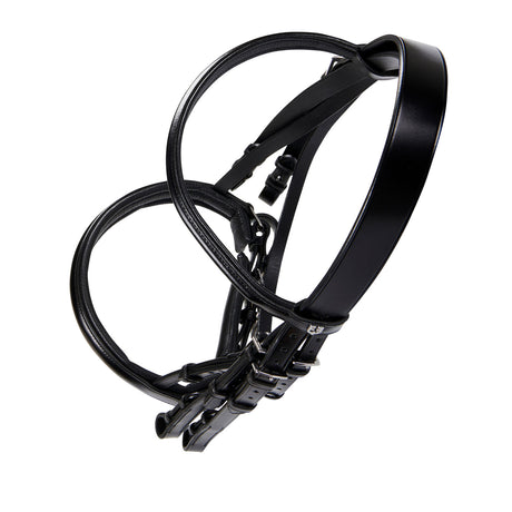 Leather dressage bridle