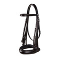 Leather dressage bridle