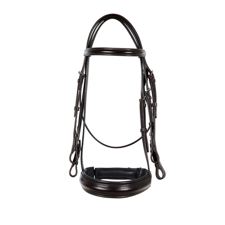 Leather dressage bridle