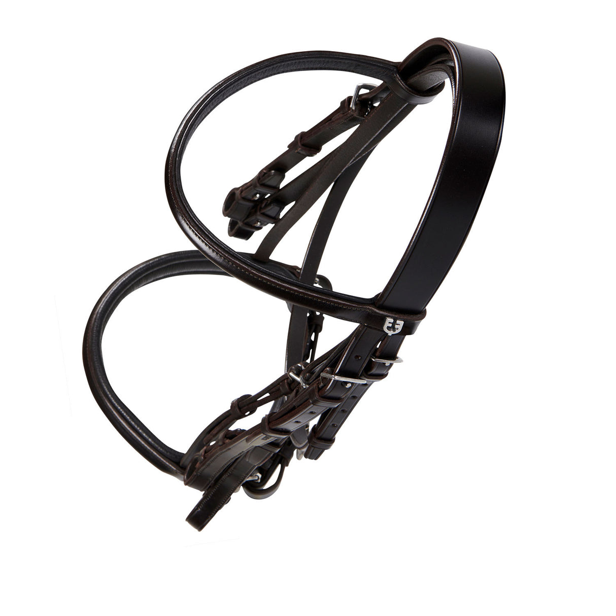 Leather dressage bridle
