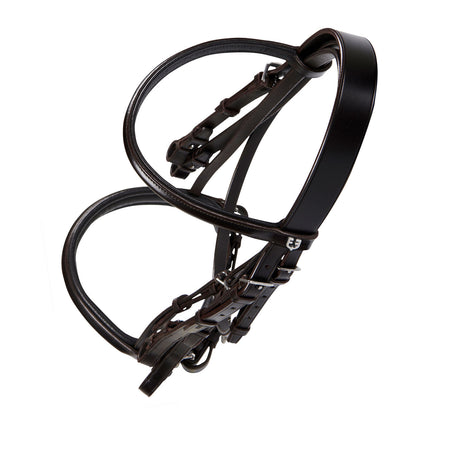 Leather dressage bridle