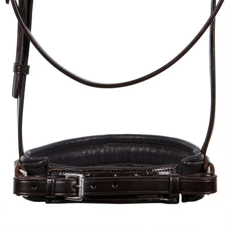 Leather dressage bridle