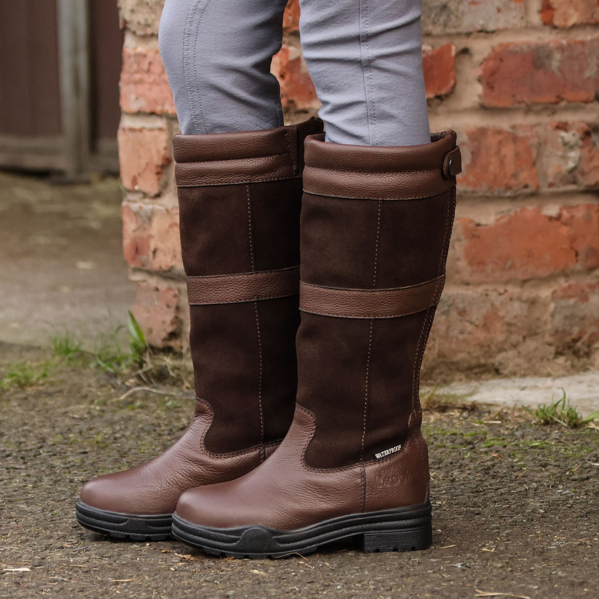 Brogini Children's Hollingworth Piccino Zip Country Boots