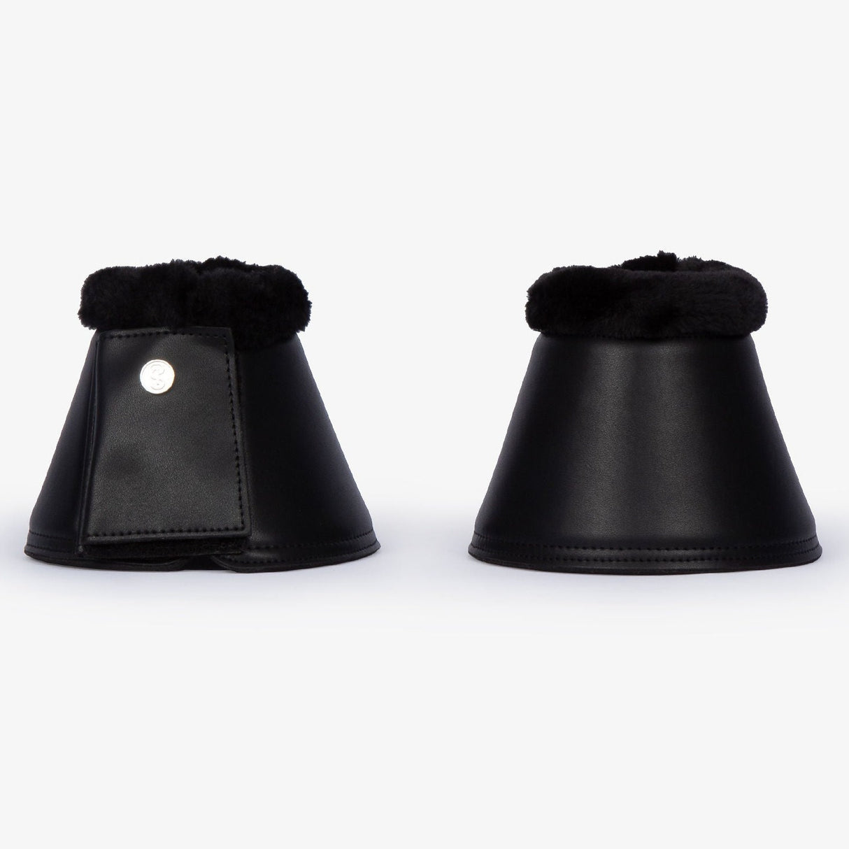 PS of Sweden Premium Black Fur Bell Boots