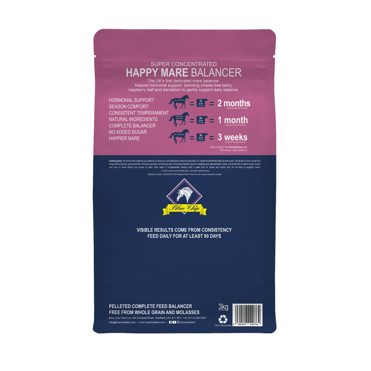 Blue Chip Happy Mare Super Concentrated Feed Balancer