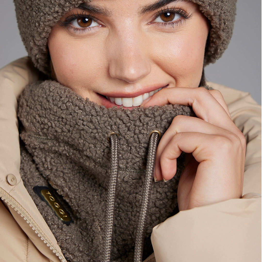 Toggi Bondleigh Fleece Snood #colour_truffle