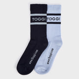 Toggi Christie Womens 2 Pack Crew Socks #colour_navy-navy