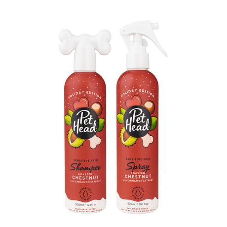Pet Head Roasted Chestnut Holiday Sensitive Skin Spray Shampoo