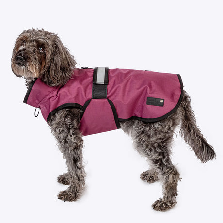 Danish Design 3-In-1 Dog Coat #colour_plum