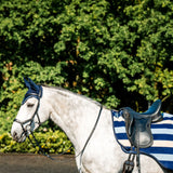 Horseware Ireland Newmarket Ear Net #colour_witney-navy