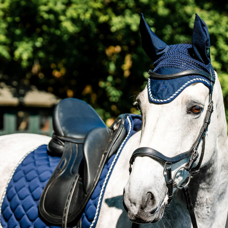 Horseware Ireland Newmarket Ear Net #colour_witney-navy