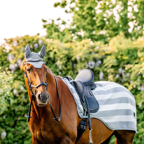 Horseware Ireland Newmarket Ear Net #colour_witney-charcoal