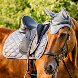 Horseware Ireland Newmarket Ear Net #colour_witney-charcoal