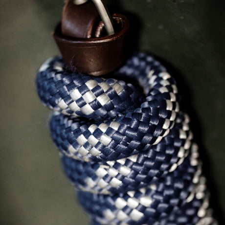 Horseware Ireland Lead Rope #colour_navy-brown-silver