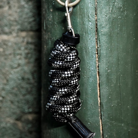 Horseware Ireland Lead Rope #colour_black-white-silver