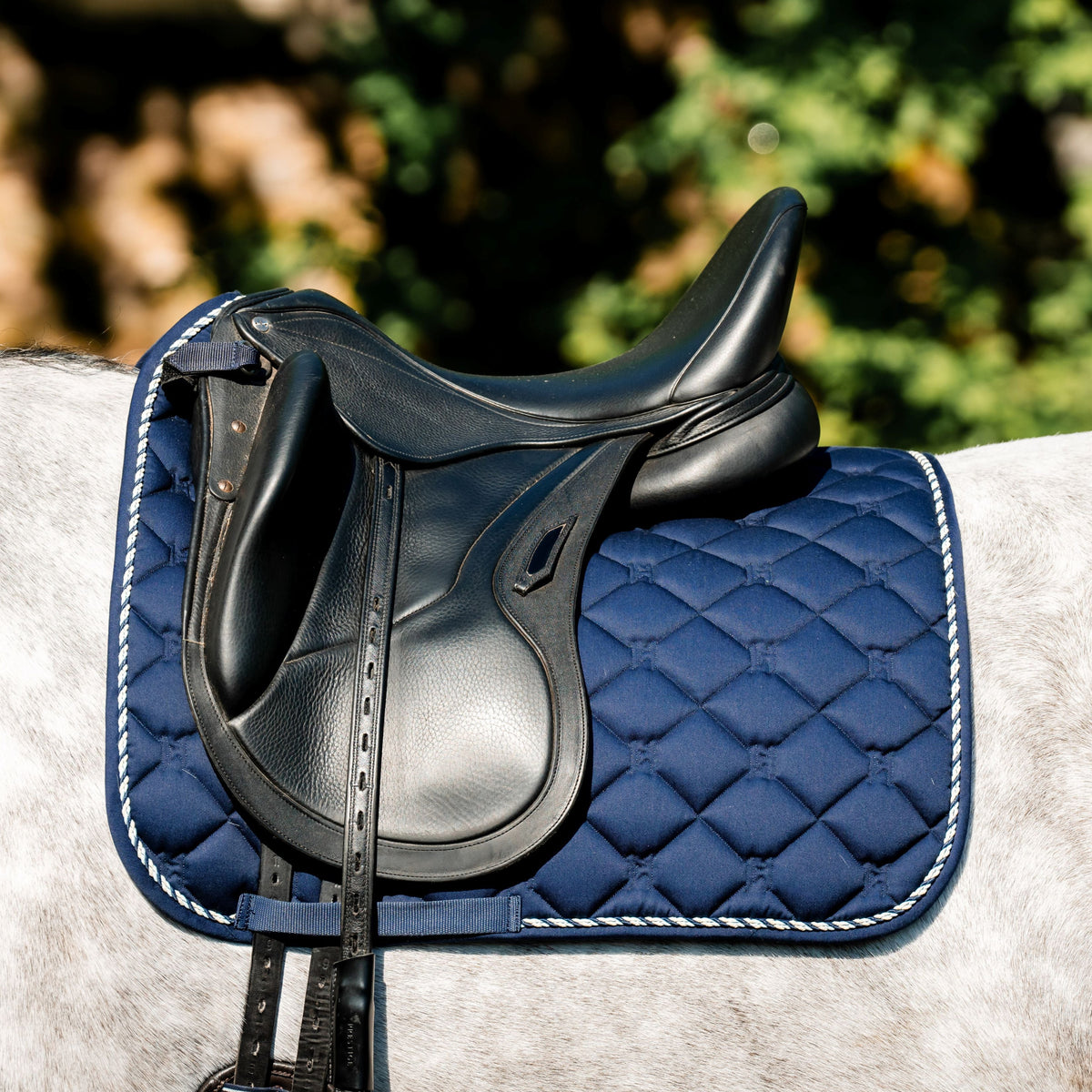 Horseware Ireland Newmarket Dressage Pad #colour_witney-navy