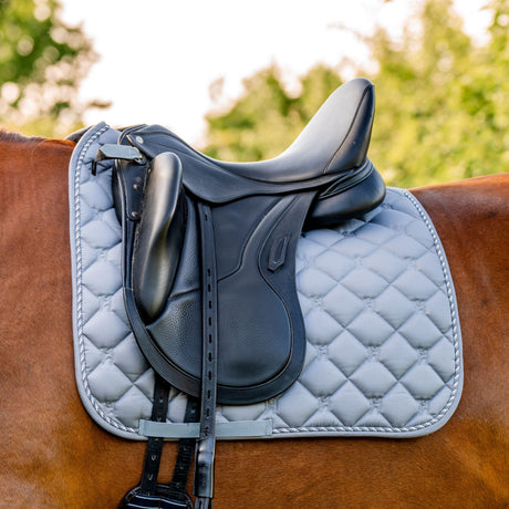Horseware Ireland Newmarket Dressage Pad #colour_witney-charcoal