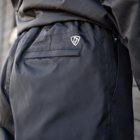 EQUIDRY Women's Lined Waterproof Trousers #colour_black