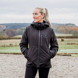 EQUIDRY Women's Iris Waterproof Riding Jacket #colour_black