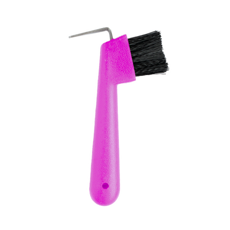 GS Equestrian & Country Hoof Pick with Brush #colour_pink