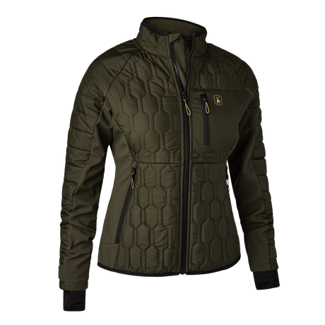 Deerhunter Women's Mossdale Quilted Jacket #colour_forest-green