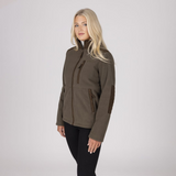 Shires Aubrion Heritage Unisex Full Zip Fleece #colour_dark-olive