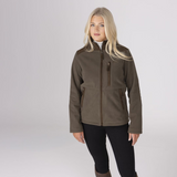 Shires Aubrion Heritage Unisex Full Zip Fleece #colour_dark-olive