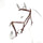 Equipe Emporio Grackle Bridle with Silver Fittings #Colour_brown