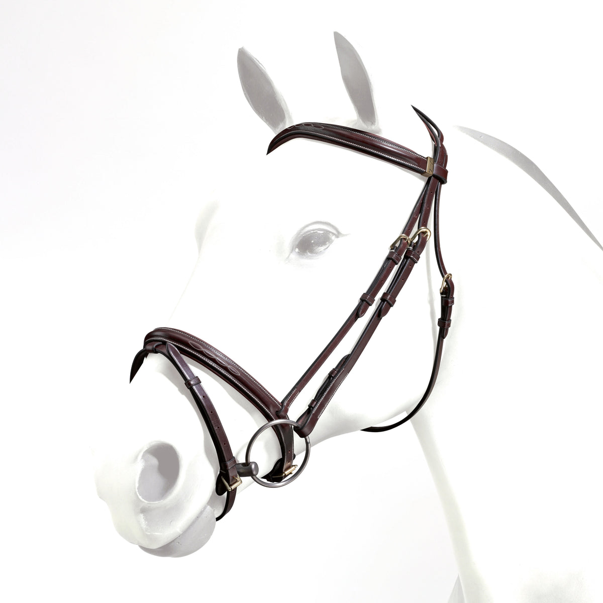 Equipe Emporio Brass Fittings Bridle - No Reins – GS Equestrian