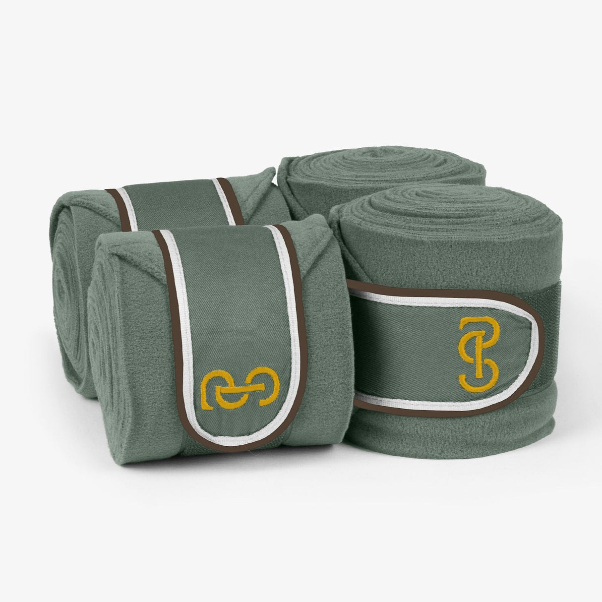 PS de la Suède Tortoise Green Elite Edge Polo Bandages