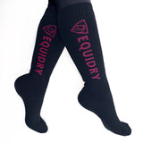 EQUIDRY Waterproof Socks #colour_navy-raspberry