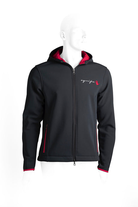 Equipe Men's Soft Shell Jacket With Equipe Logo #Colour_grey