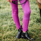 Mackey Equisential Junior Spotty Jodhpurs #colour_azalea-blue