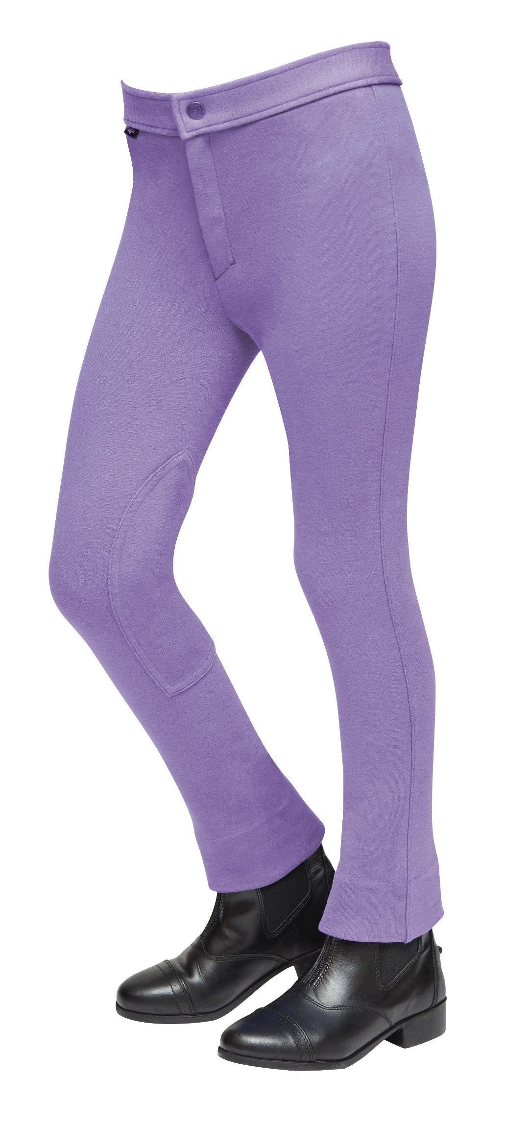 Mackey Equisential Children's Cotton Jodhpurs #colour_purple