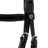 Jumping leather English bridle