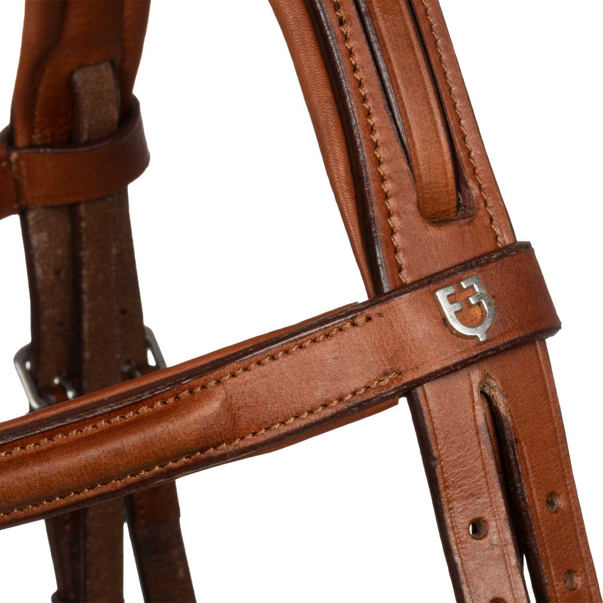 Jumping leather English bridle