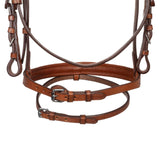 Jumping leather English bridle