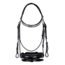 Equestro English Leather Bridle With Glitter