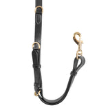 Tanned leather fork breastplate with steel buckles NEW