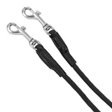 Equestro Reins With Leather And Rubber Martingale