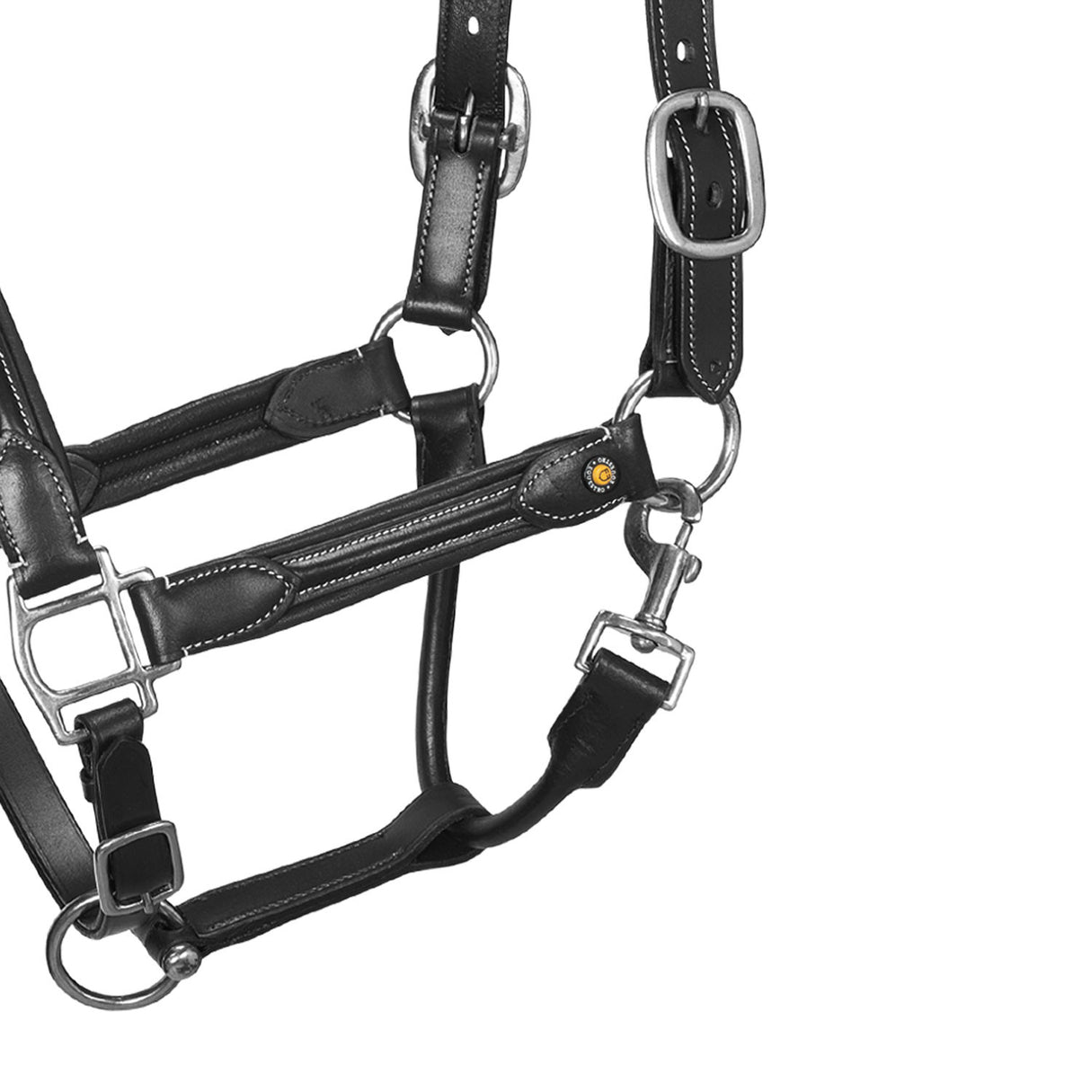 Soft leather halter with durable buckles NEW