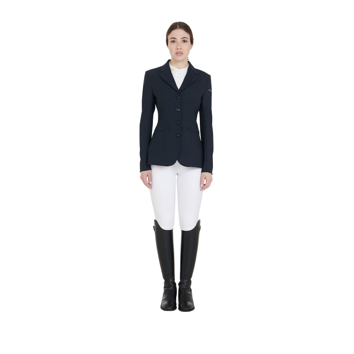 Equestro Women's Four Button Competition Jacket Anatomical Cut