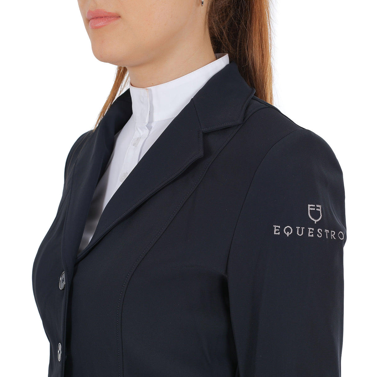 Equestro Women's Four Button Competition Jacket Anatomical Cut