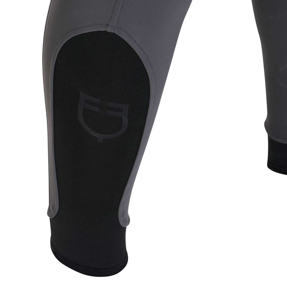 Equestro Men's Slim Fit Grip Breeches With Logo