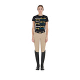 Women's slim fit grip breeches with logo